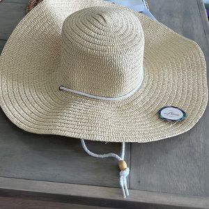Target Woven sun hat with neck tie
